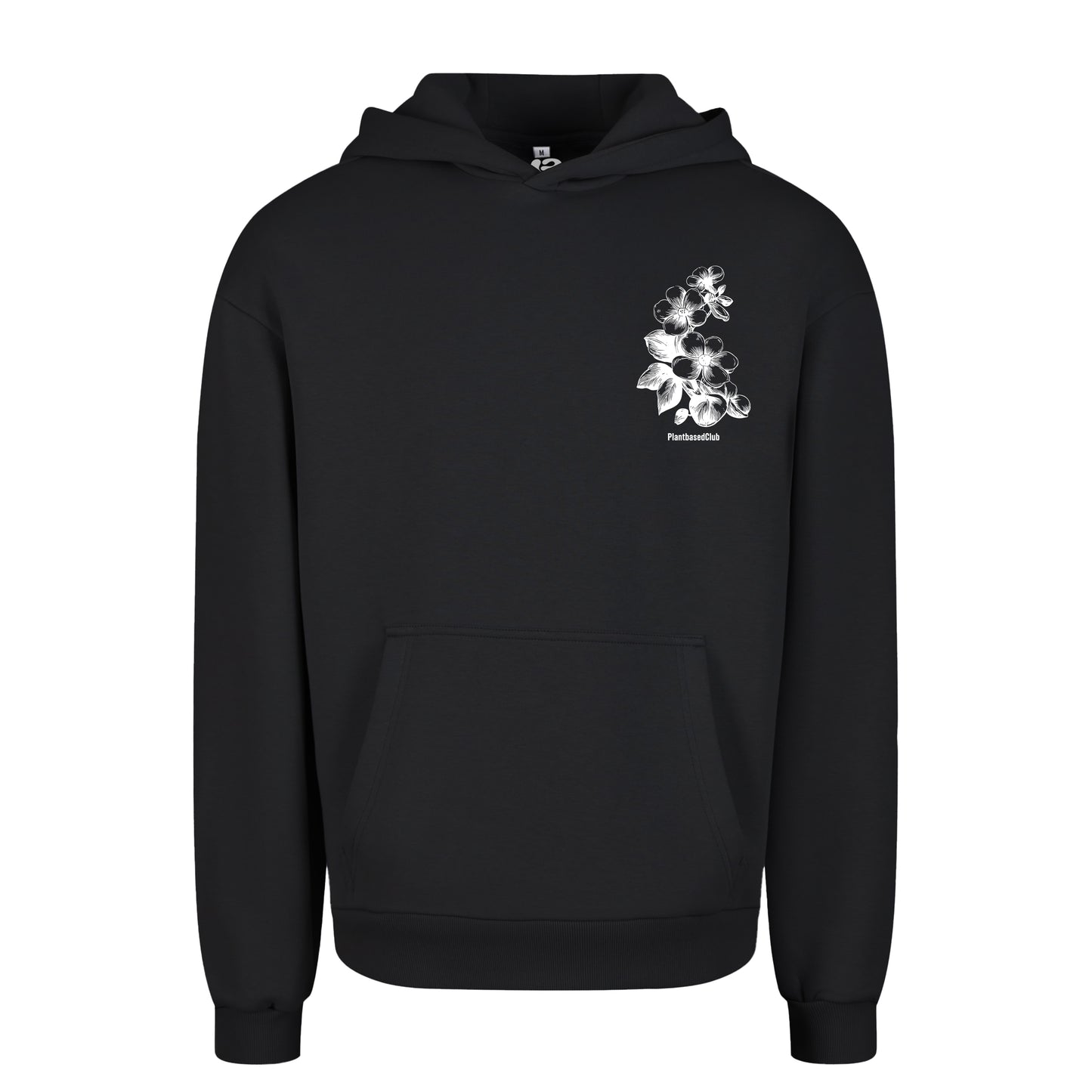 Oversize hoodie without drawstring Wish you were Vegan 3