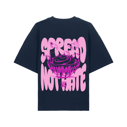 Spread Hummus Not Hate - Oversized T-Shirt