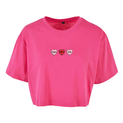 Vegan Vibes Only - Oversized Crop Top