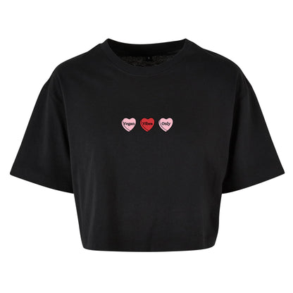 Vegan Vibes Only - Oversized Crop Top