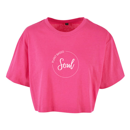 Plant Based Soul - Oversized Crop Top