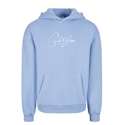 Oversize hoodie without drawstring My Body is a Garden 3