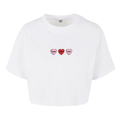Vegan Vibes Only - Oversized Crop Top