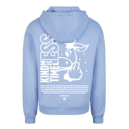 Oversize hoodie without drawstring Kindness is Timeless 3