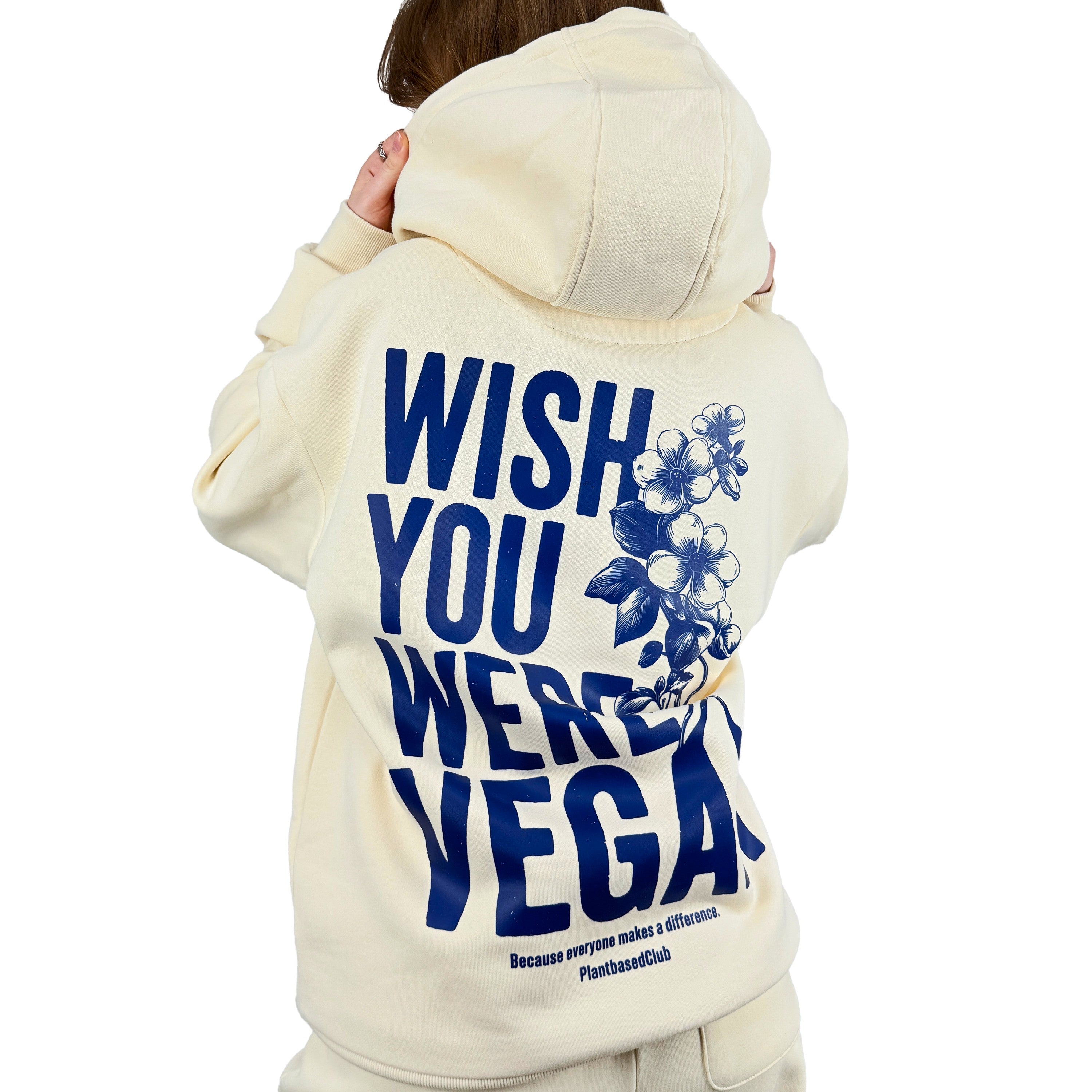 Wish you were Vegan - Oversized Hoodie