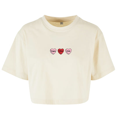 Vegan Vibes Only - Oversized Crop Top