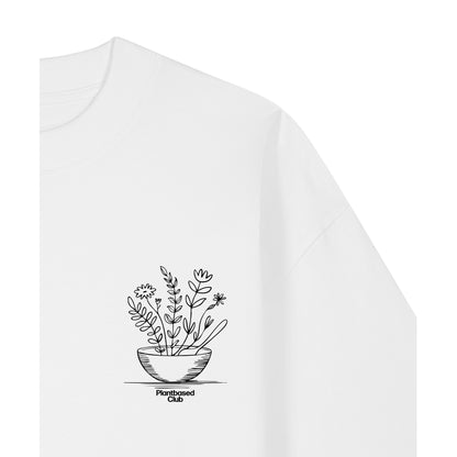 Eat Plants & Bloom - Oversized T-Shirt