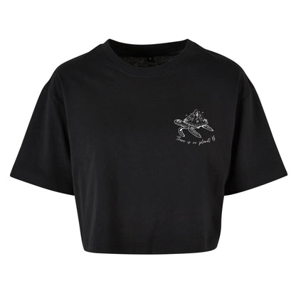 There is no planet B - Oversized Crop Top