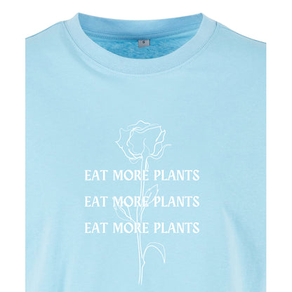Eat More Plants - Oversized Crop Top
