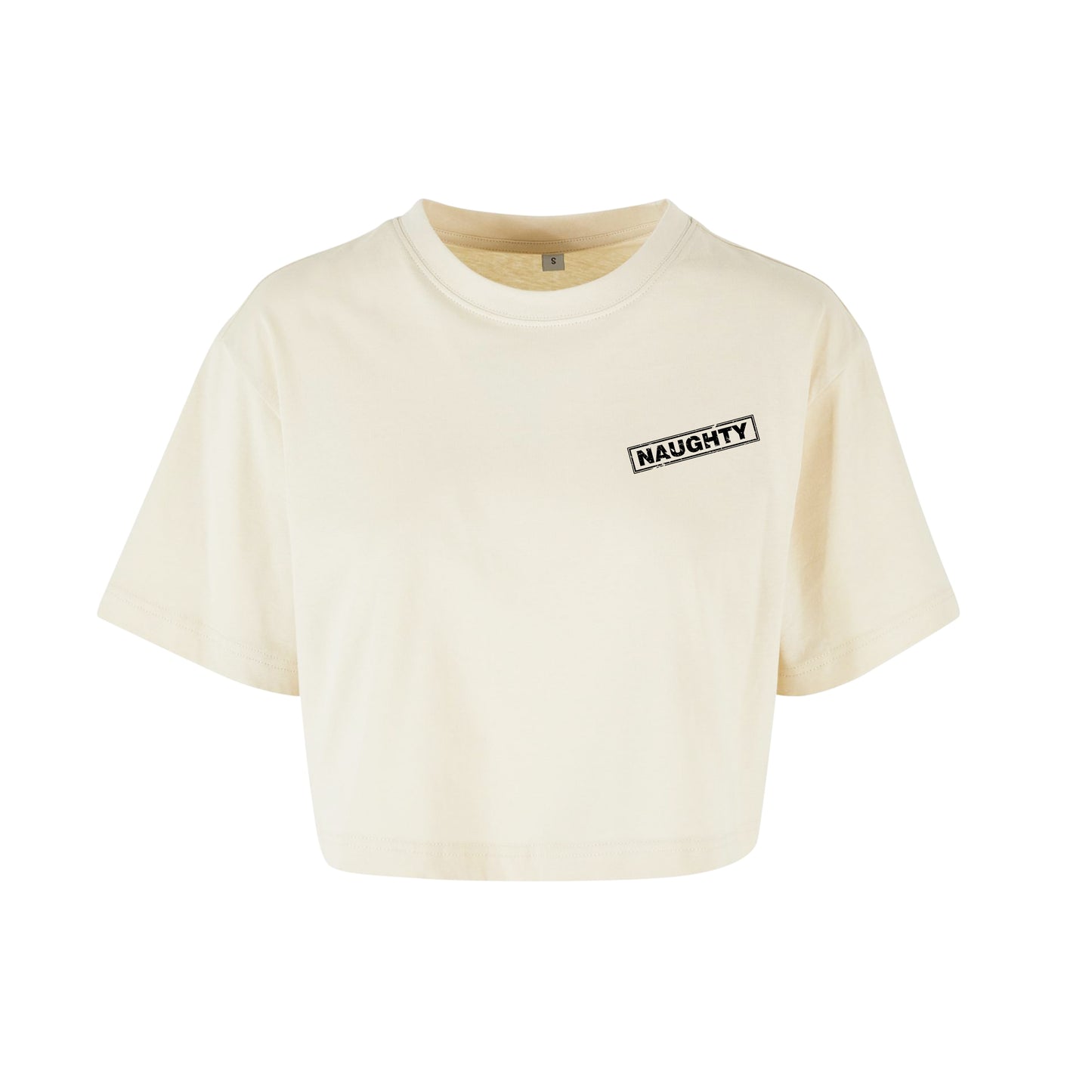 Naughty - Oversized Crop Top