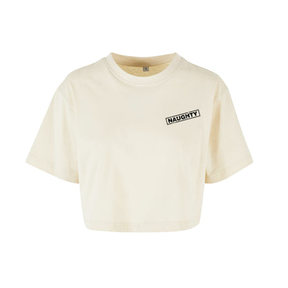Naughty - Oversized Crop Top