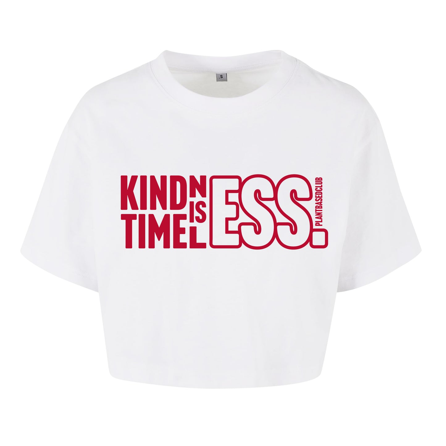 Kindness is Timeless - Oversized Crop Top