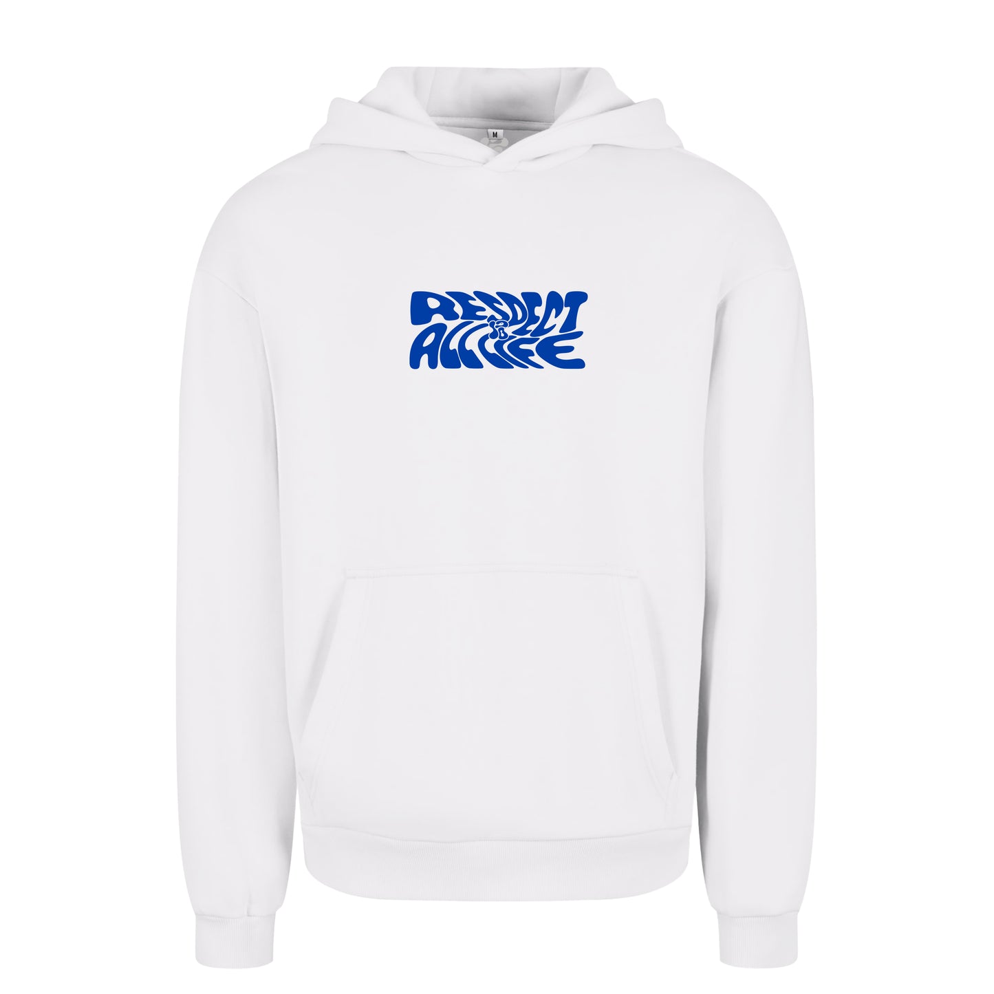 Oversize hoodie without drawstring Respect all life 3