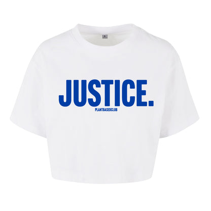 Women's oversized crop top Justice 3