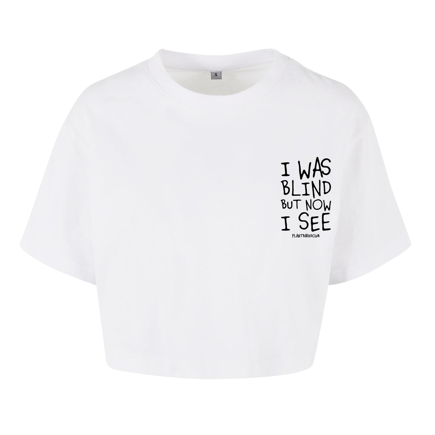 I was Blind - Oversized Crop Top