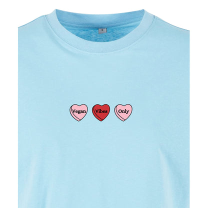 Vegan Vibes Only - Oversized Crop Top