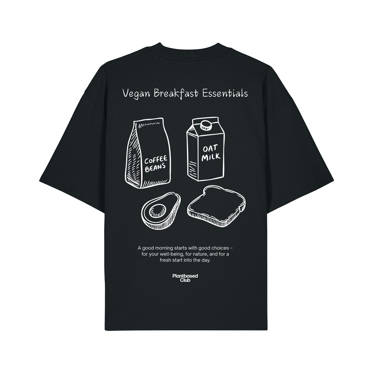 Vegan Breakfast Essentials - Oversized T-Shirt