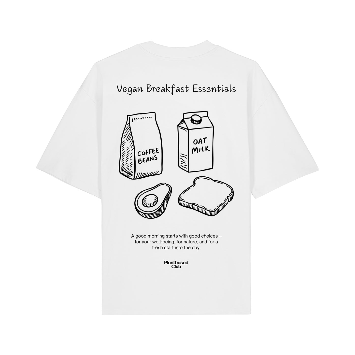 Vegan Breakfast Essentials - Oversized T-Shirt