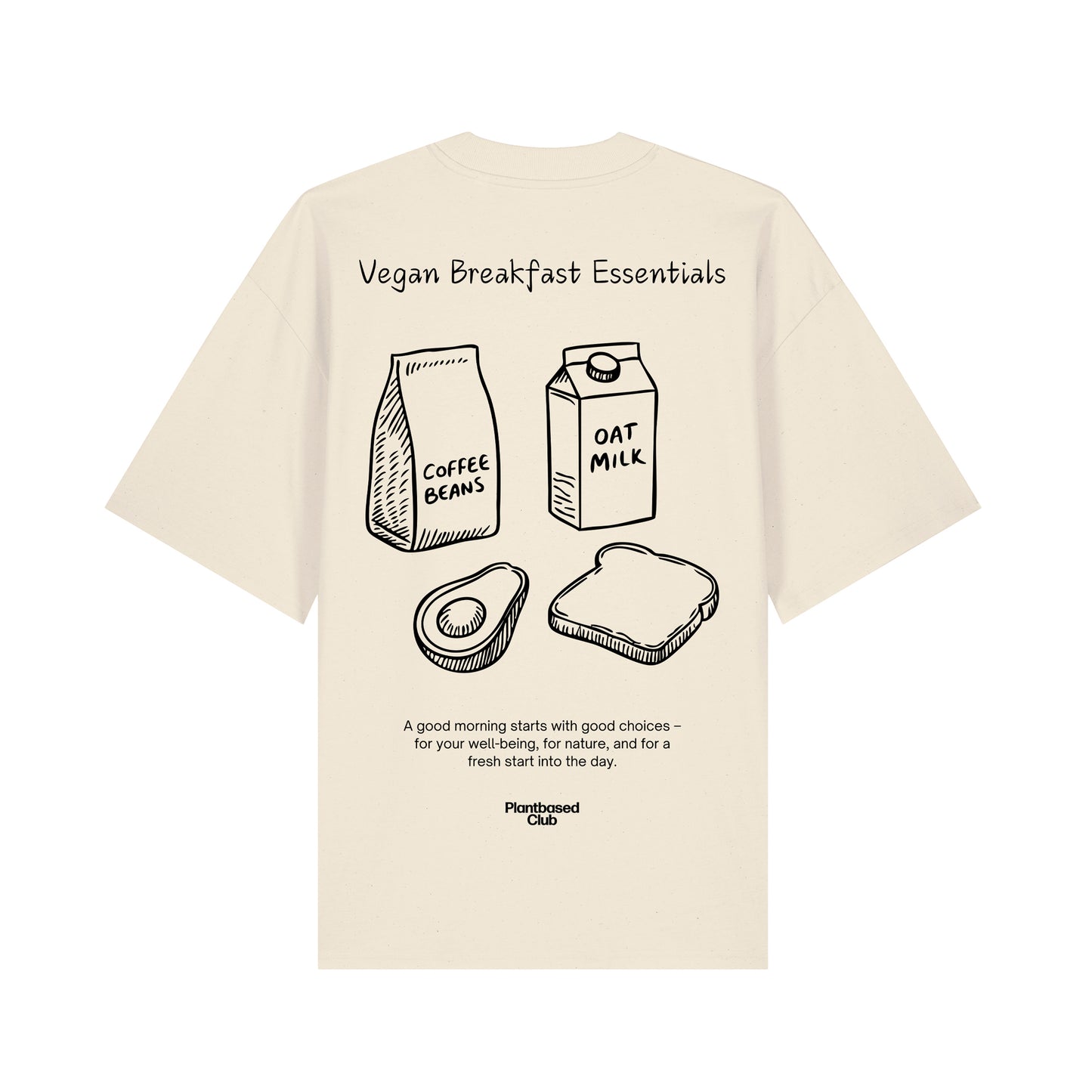 Vegan Breakfast Essentials - Oversized T-Shirt