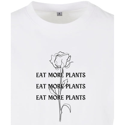 Eat More Plants - Oversized Crop Top