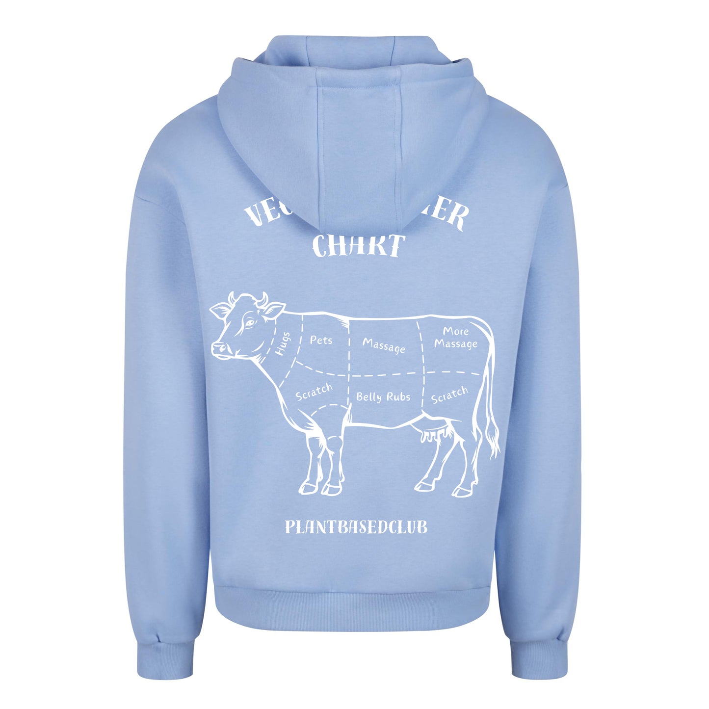 Vegan Butcher Chart - Oversized Hoodie