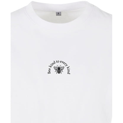Bee kind to every kind - Oversized Crop Top
