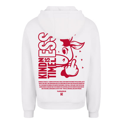 Oversize hoodie without drawstring Kindness is Timeless 3