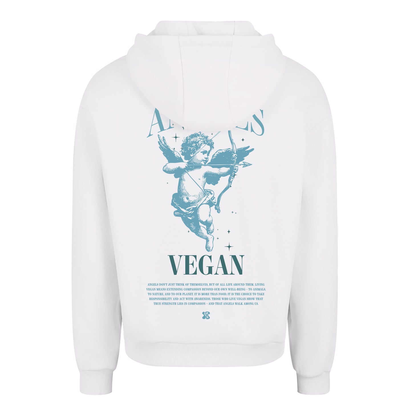 Angels are Vegan - Oversized Hoodie