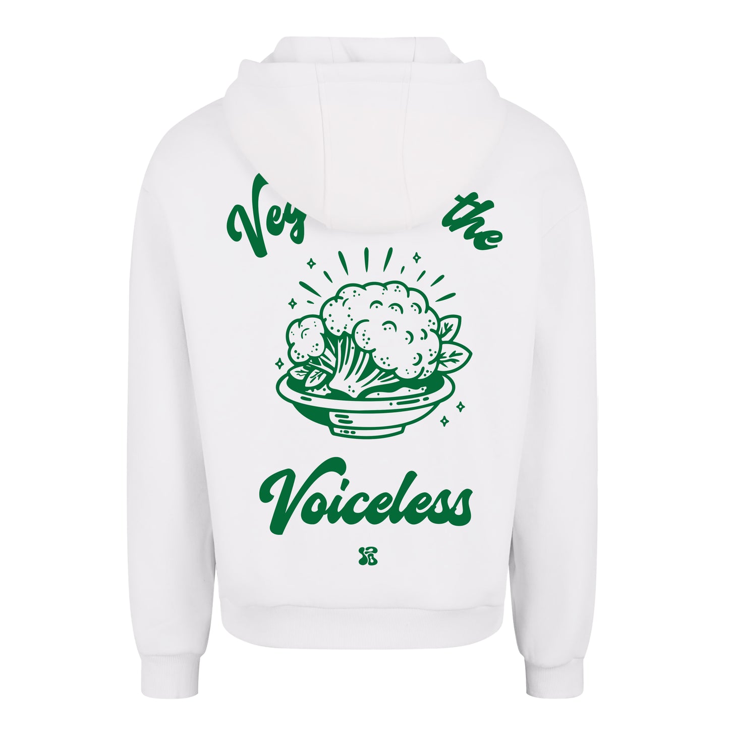 Oversize Hoodie Without Cord Vegan for the Voiceless 3