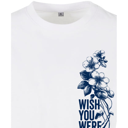 Wish you were Vegan - Oversized Crop Top
