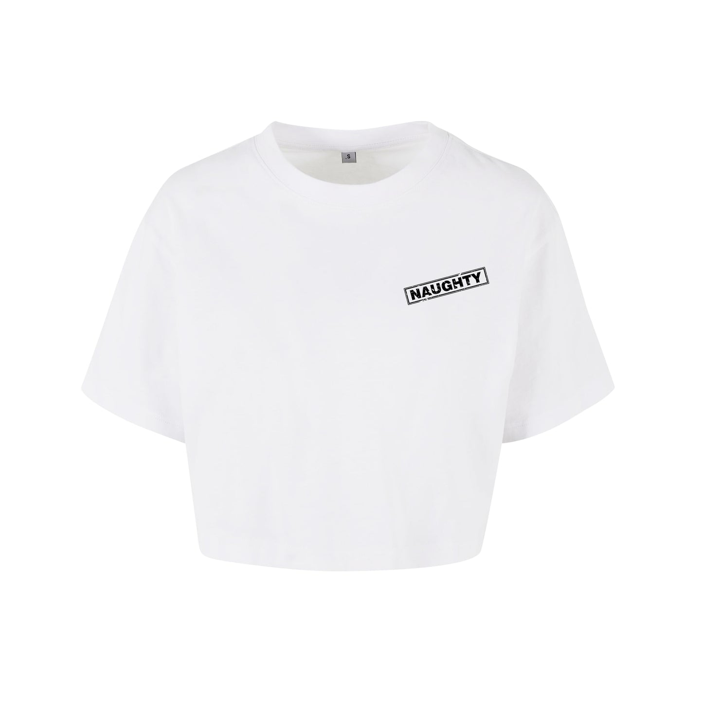 Naughty - Oversized Crop Top