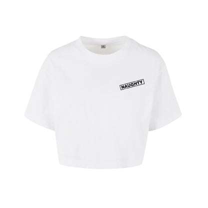 Naughty - Oversized Crop Top