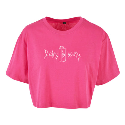 Dairy is Scary - Oversized Crop Top