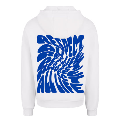 Oversize hoodie without drawstring Respect all life 3