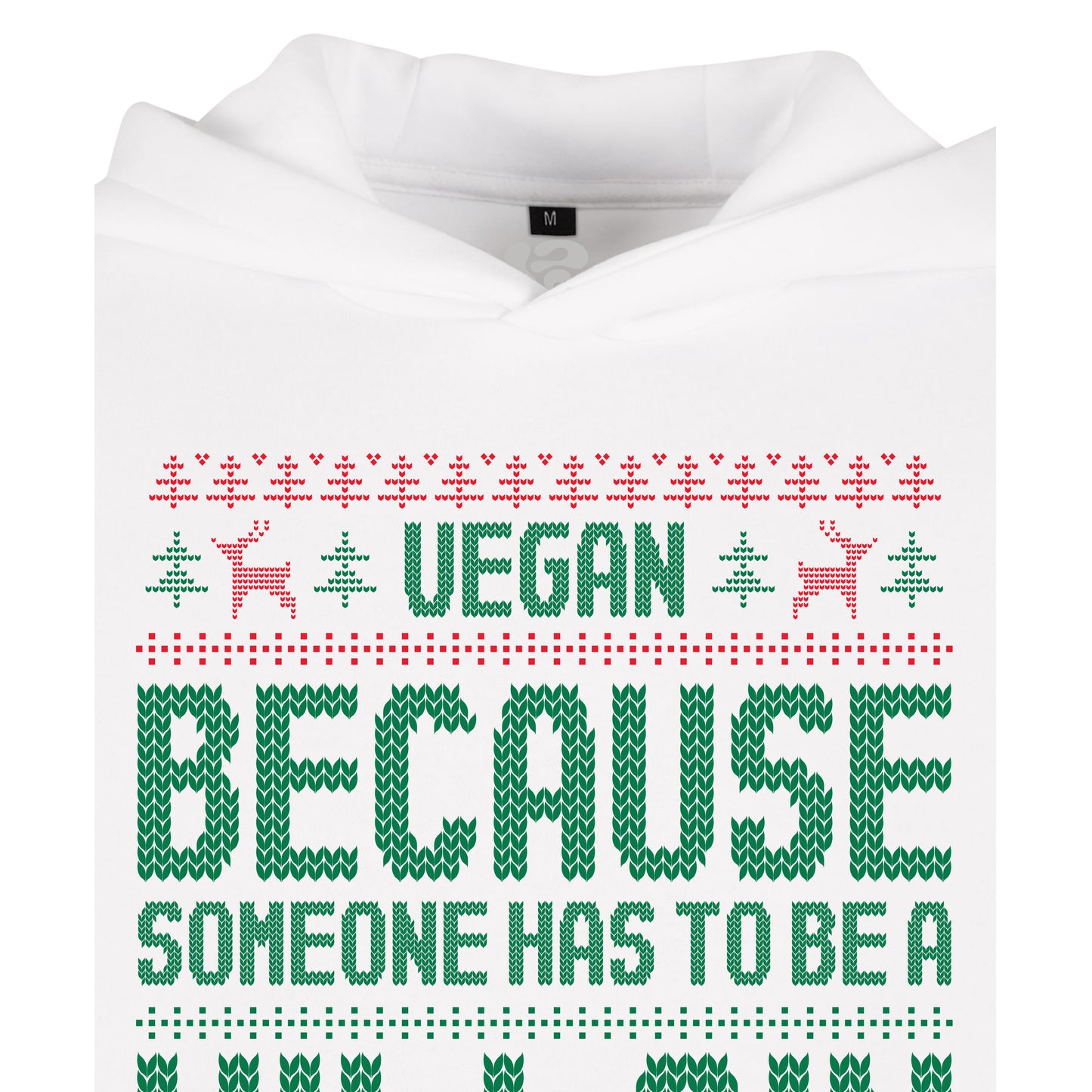 Vegan, Because Someone... - Oversized Hoodie