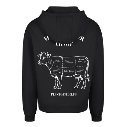 Vegan Butcher Chart - Oversized Hoodie