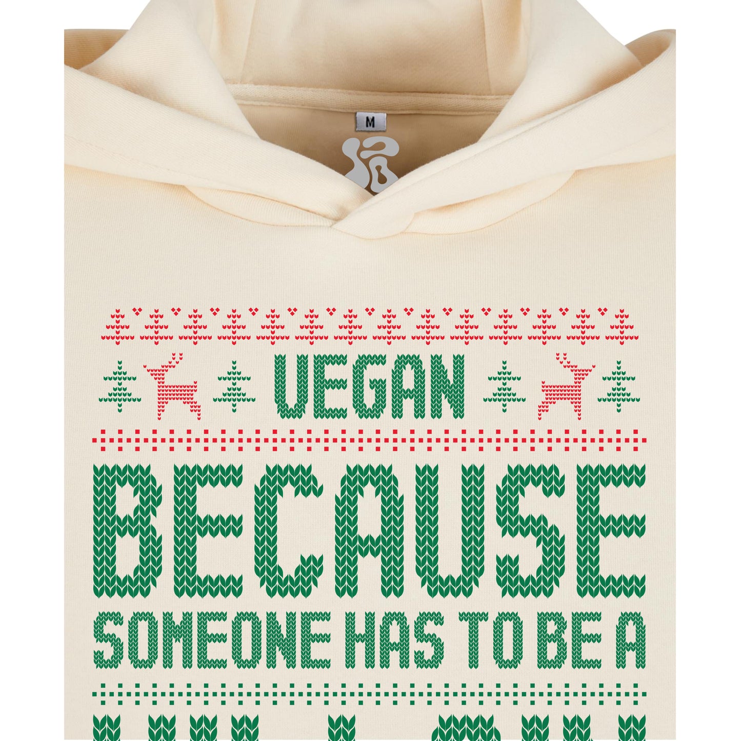 Vegan, Because Someone... - Oversized Hoodie