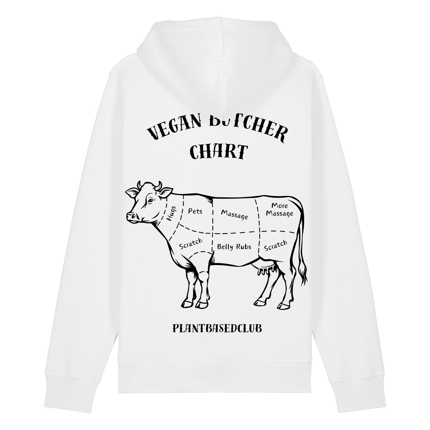 Vegan Butcher Chart - Hoodie
