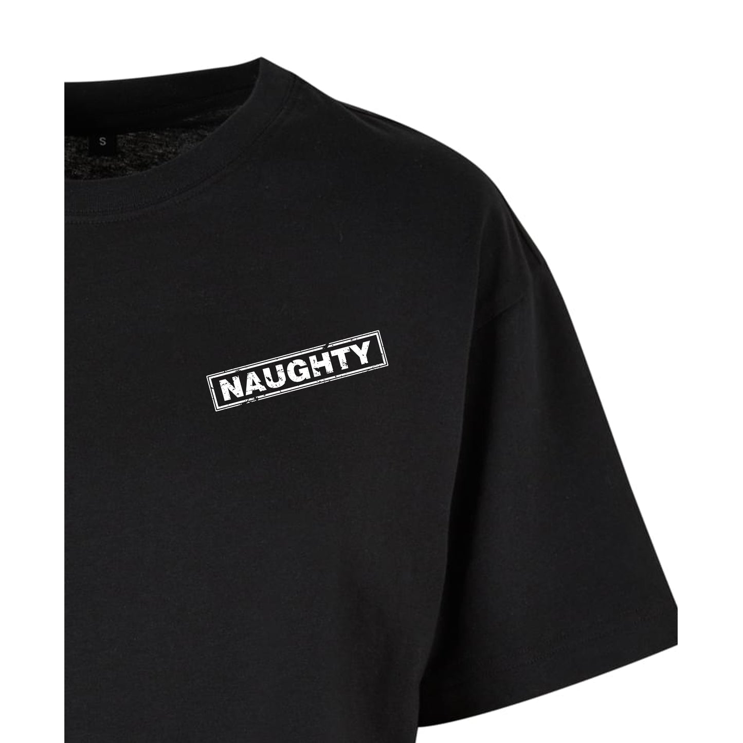 Naughty - Oversized Crop Top