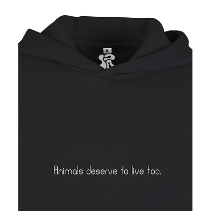 Animals deserve to live too - Oversized Hoodie