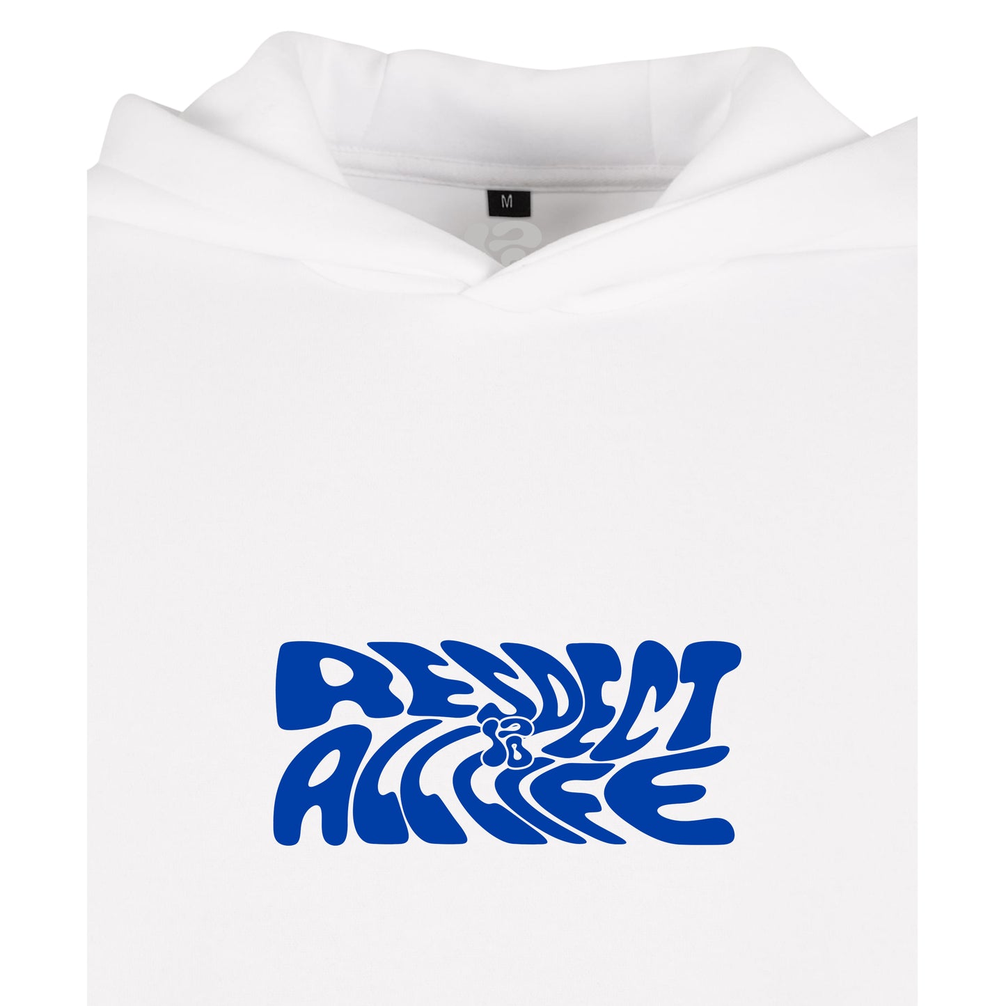 Oversize hoodie without drawstring Respect all life 3