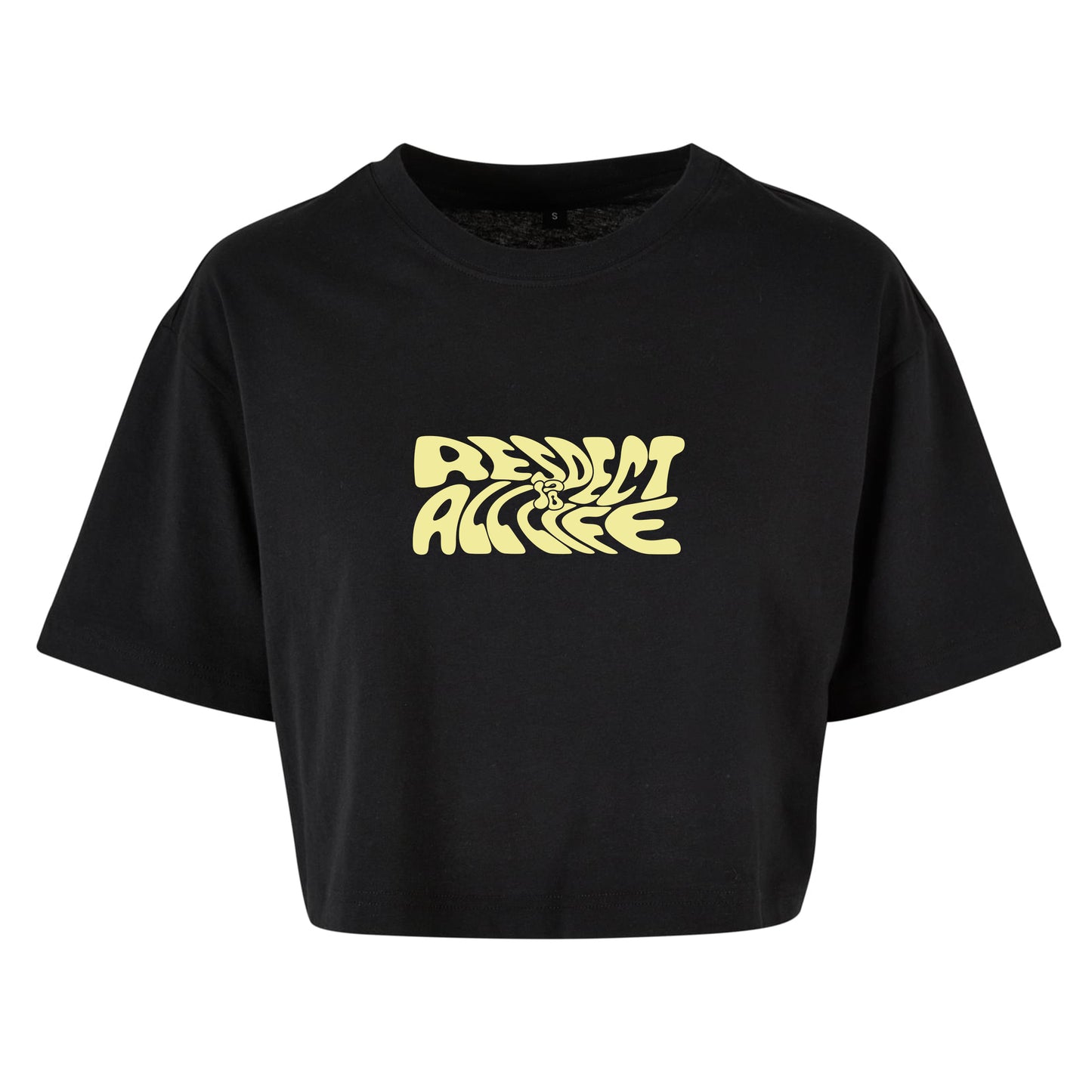 Respect all life - Oversized crop top