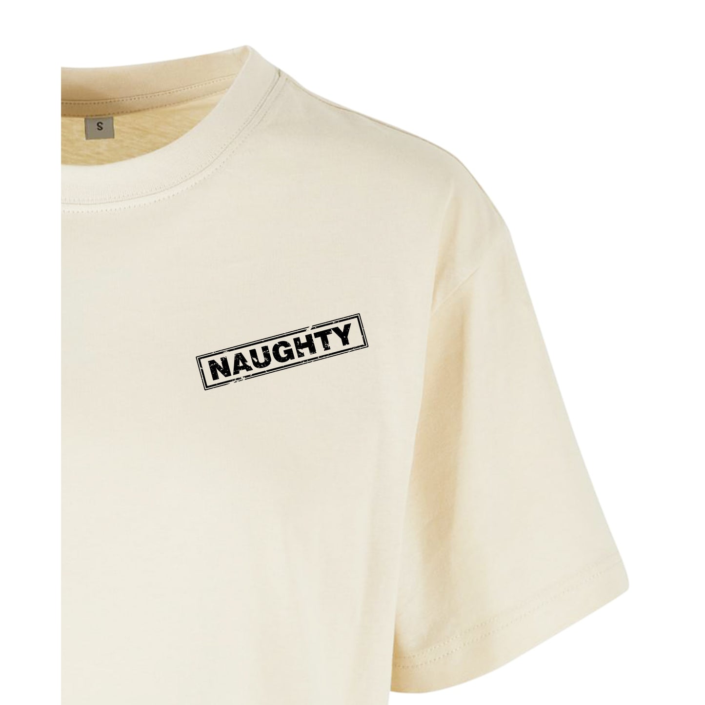 Naughty - Oversized Crop Top