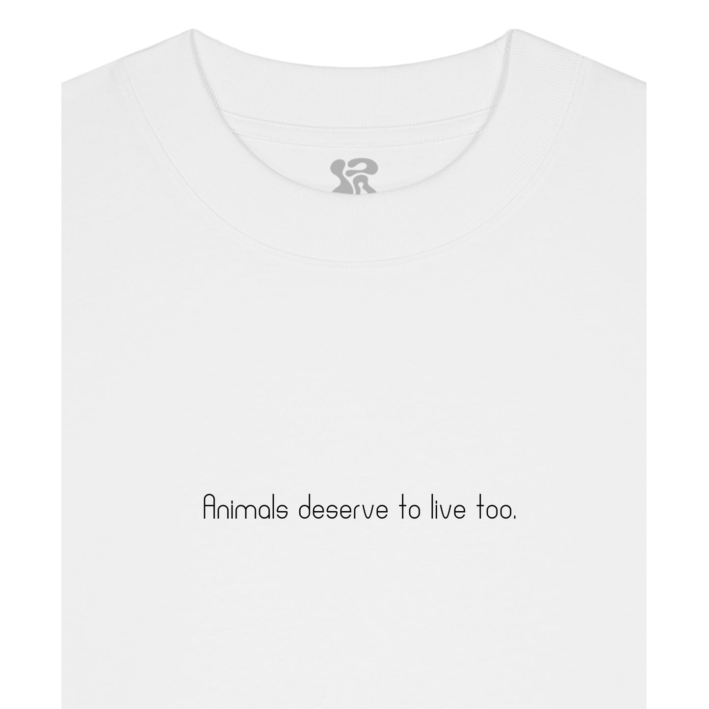 Animals deserve to live too - Oversized T-Shirt