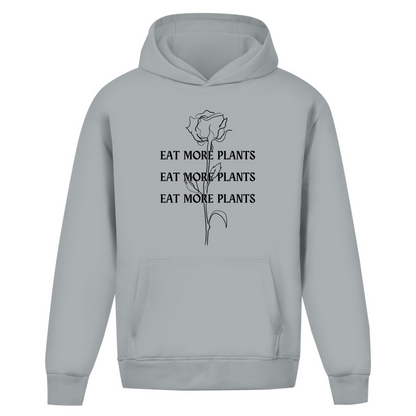 Mangez plus de plantes - Sweat à capuche surdimensionné (unisexe)