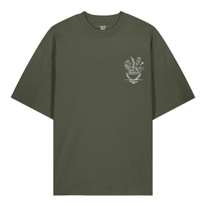 Eat Plants & Bloom - Oversized T-Shirt