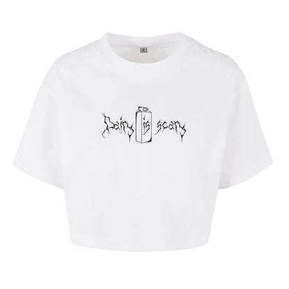 Dairy is Scary - Oversized Crop Top