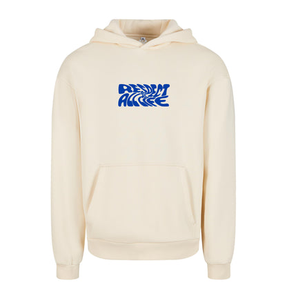 Oversize hoodie without drawstring Respect all life 3