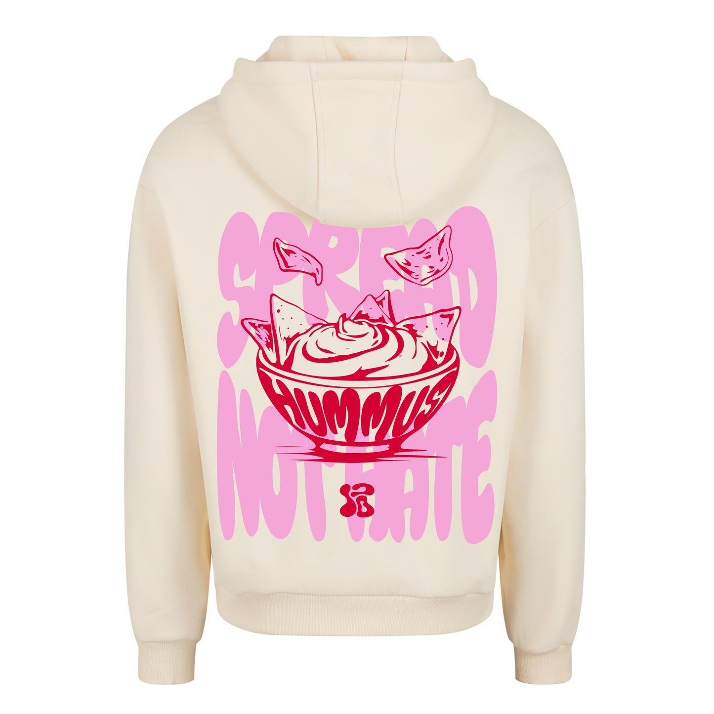 Oversize Hoodie Without Cord Spread Hummus Not Hate 3