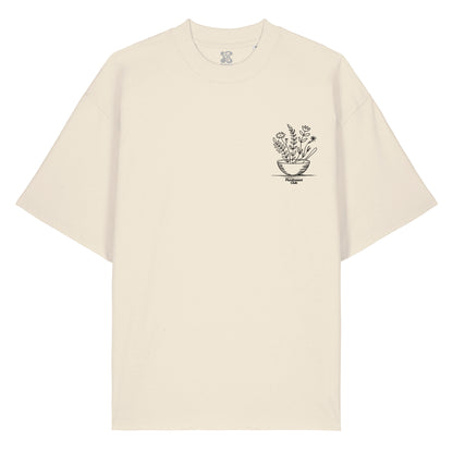 Eat Plants & Bloom - Oversized T-Shirt